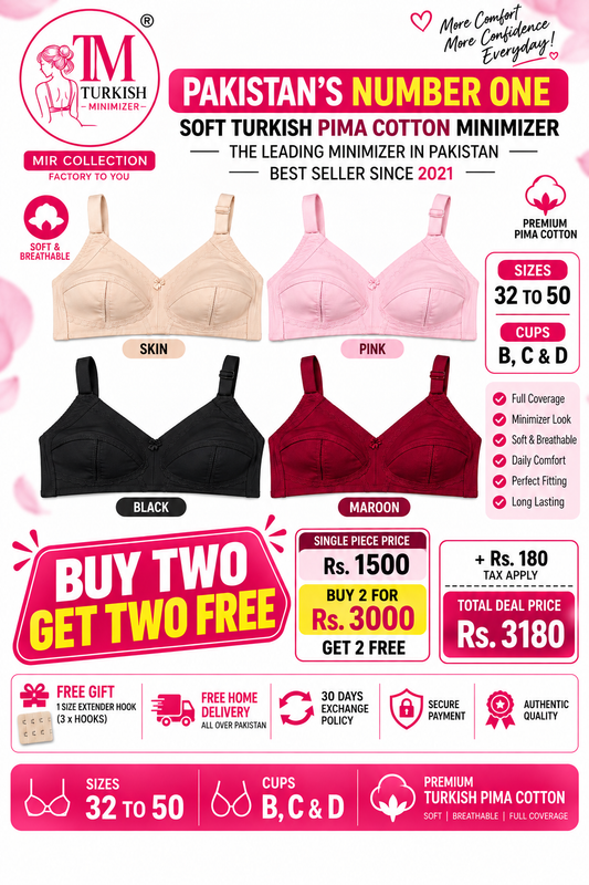 B Soft Turkish Minimizer comfort 15  Buy 2 get 2 free plus 1 hook Gift