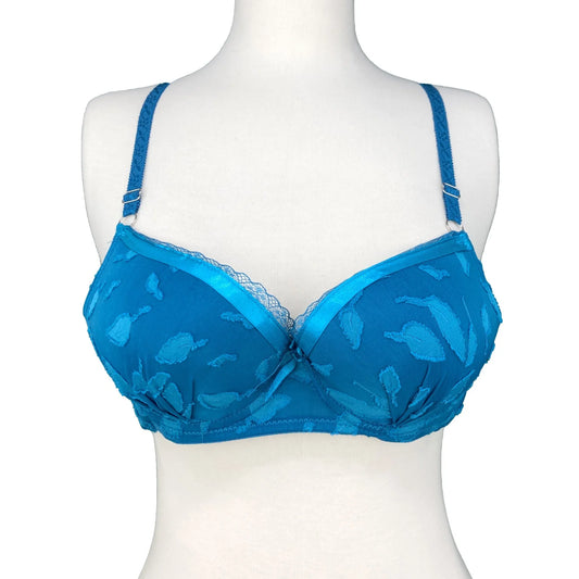 Midnight Seduction Push-Up turquoise blue.