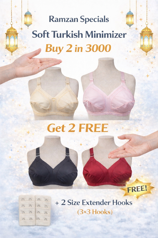 B Soft Turkish Minimizer comfort 15  Buy 2 get 2 free plus 2 hook Ramzan offer