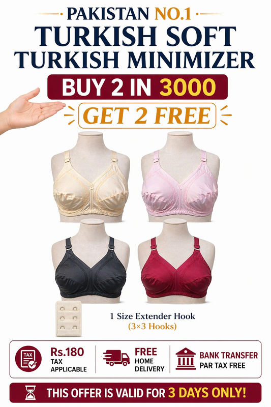 B Soft Turkish Minimizer comfort 15  Buy 2 get 2 free plus 1 hook Gift