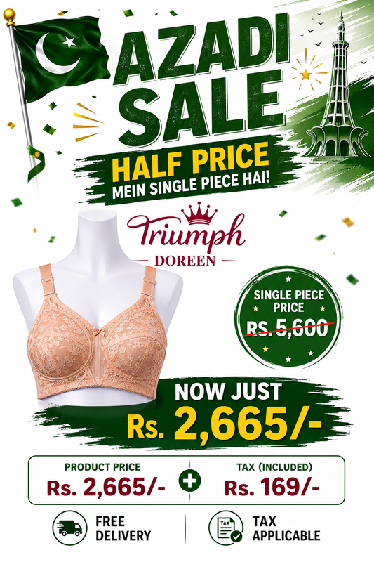 A Triumph Doreen X World Leading 1pc at half price azadi sale