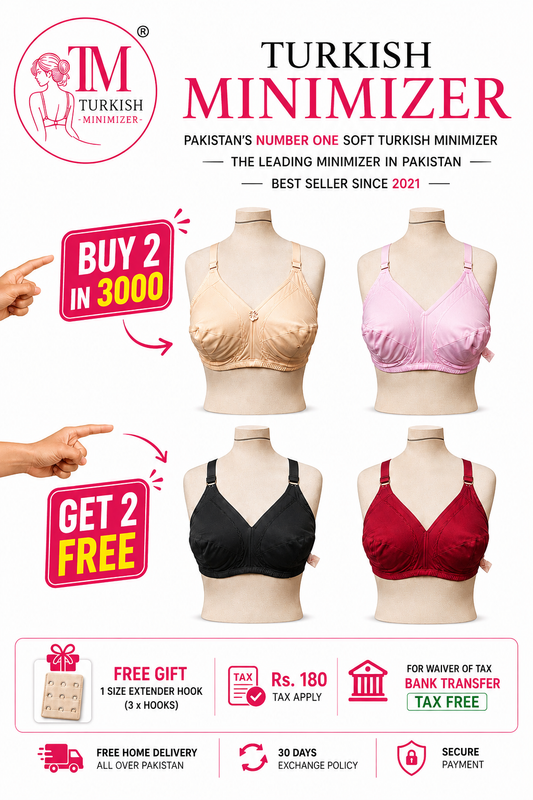 B Soft Turkish Minimizer comfort 15  Buy 2 get 2 free plus 1 hook Gift