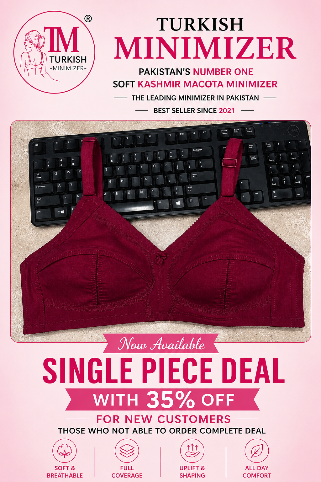 B Soft Turkish Minimizer comfort 15 1PC WITH 35% OFF